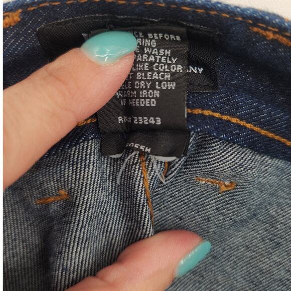 New York & Company NY Jeans Denim Skirt Dark Wash Size 8 NWT Vintage - Picture 7 of 9